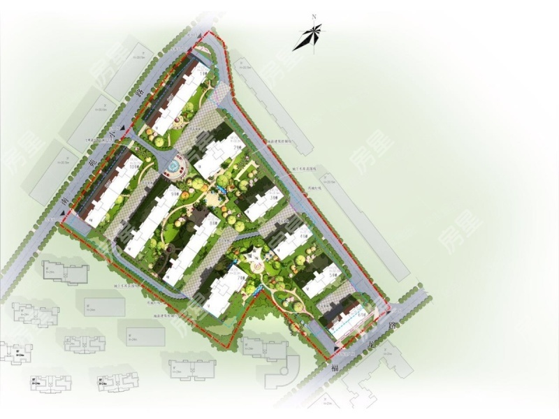 4室2廳2陽(yáng)臺(tái) 碧桂園紫臺(tái)小區(qū)平面圖