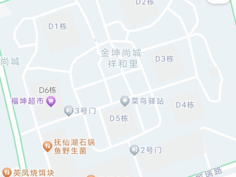 金坤尚城祥和里小区平面图