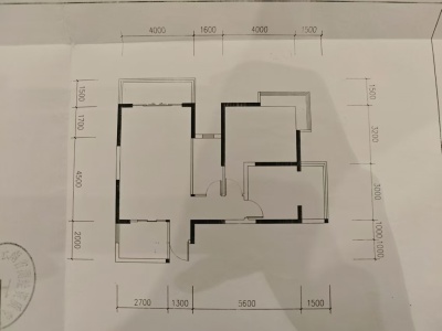 2室2廳1陽臺 經典雙城一期戶型圖