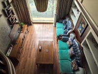 3室2廳1陽(yáng)臺(tái) 翠湖太龍公館客廳