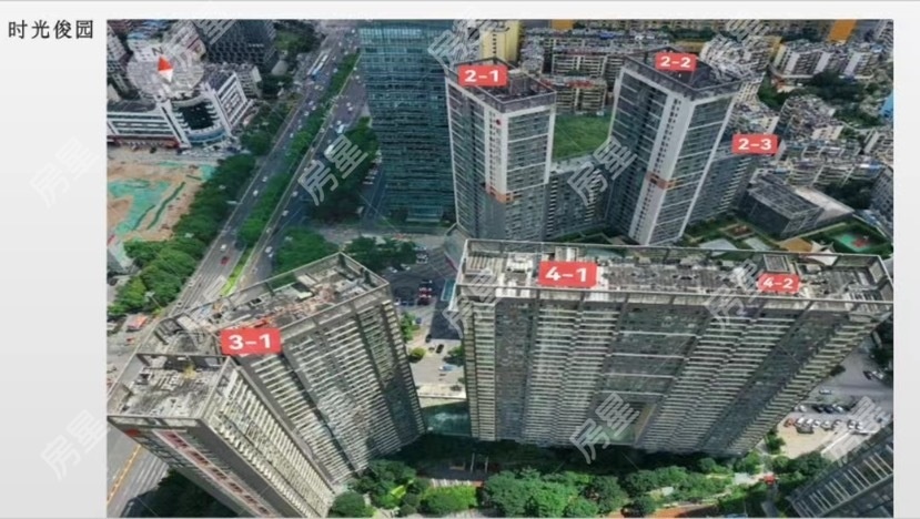 2室2廳 時光俊園小區(qū)平面圖