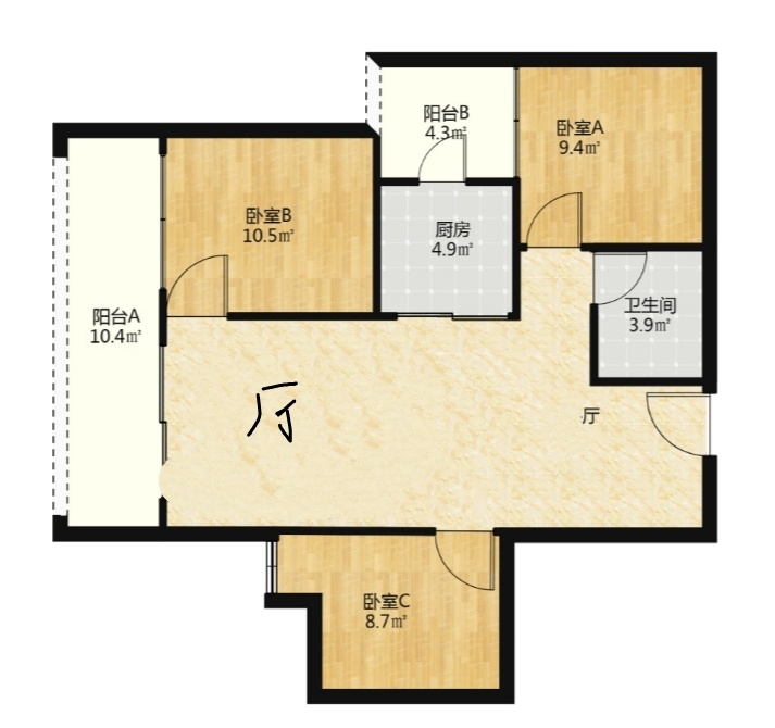 碧桂园北城映象立春苑户型图