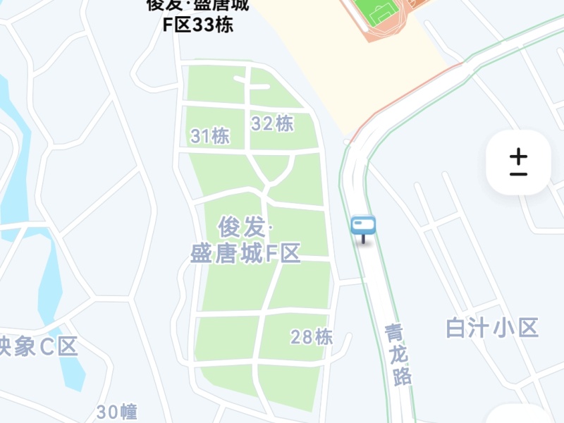 4室2廳2陽臺 俊發(fā)盛唐城星河郡（一期）小區(qū)平面圖