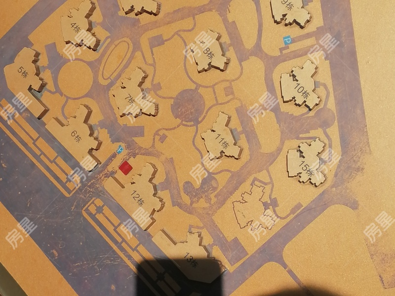 3室2廳1陽(yáng)臺(tái) 金地九樾小區(qū)平面圖