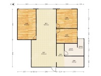 3室2廳1陽臺 南亞未來城戶型圖