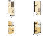 6室2廳1陽臺 立欣洲別墅戶型圖