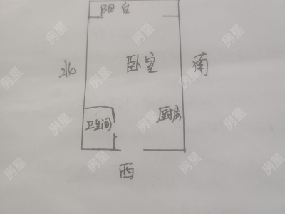 1室1廳1陽(yáng)臺(tái) 和諧世紀(jì)