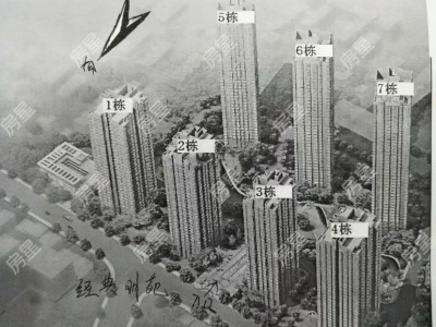 3室2廳2陽(yáng)臺(tái) 經(jīng)典明苑小區(qū)平面圖