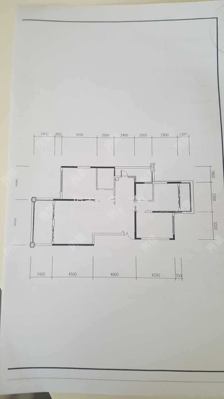 3室2廳2陽(yáng)臺(tái) 同德錦江嘉園戶型圖