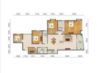 4室2廳2陽臺(tái) 和諧世紀(jì)戶型圖