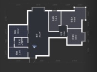 3室2廳2陽(yáng)臺(tái) 經(jīng)典明苑戶型圖