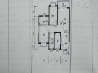 2室2廳2陽臺 昆鐵錦繡家園戶型圖