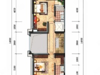 4室2廳3陽臺 昆明恒大云璽別墅戶型圖