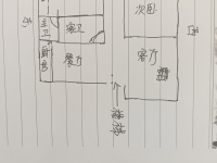 3室2廳1陽臺 興杰花園戶型圖