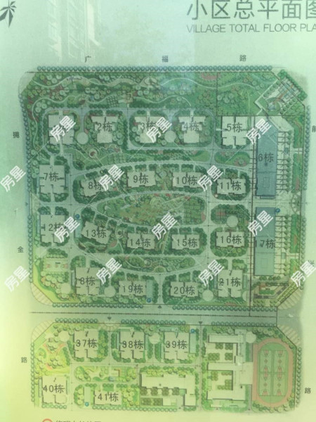 3室2廳1陽臺 中天融域一期小區(qū)平面圖