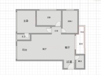 3室2廳2陽臺 海畔灣云駿苑戶型圖