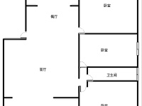 3室2廳2陽臺 溫馨家園戶型圖