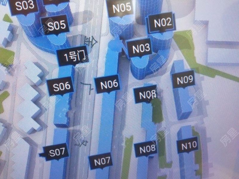 1室1廳1陽臺 凱旋花園小區(qū)平面圖