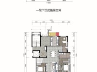 4室2廳2陽臺 華夏四季二期戶型圖