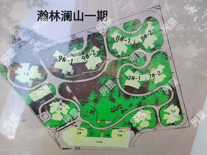 瀚林澜山小区平面图