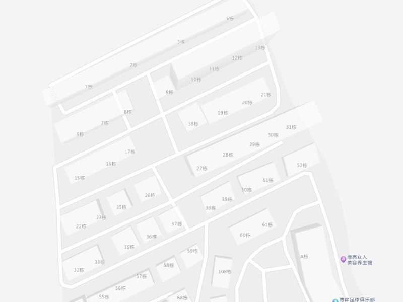 2室2廳1陽(yáng)臺(tái) 云嶺天驕小區(qū)平面圖