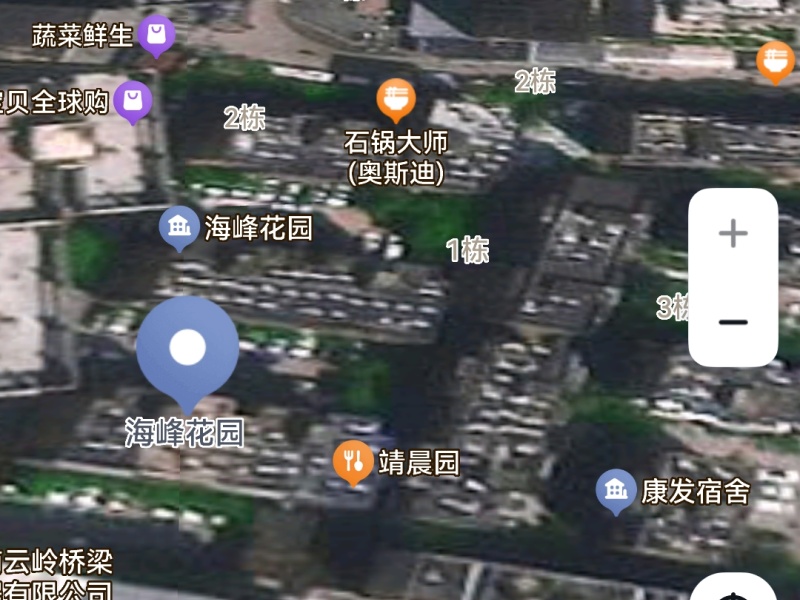 海峰花园小区平面图