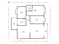 3室2廳2陽臺 遠洋風(fēng)景戶型圖