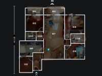 4室2廳2陽臺 融城優(yōu)郡戶型圖