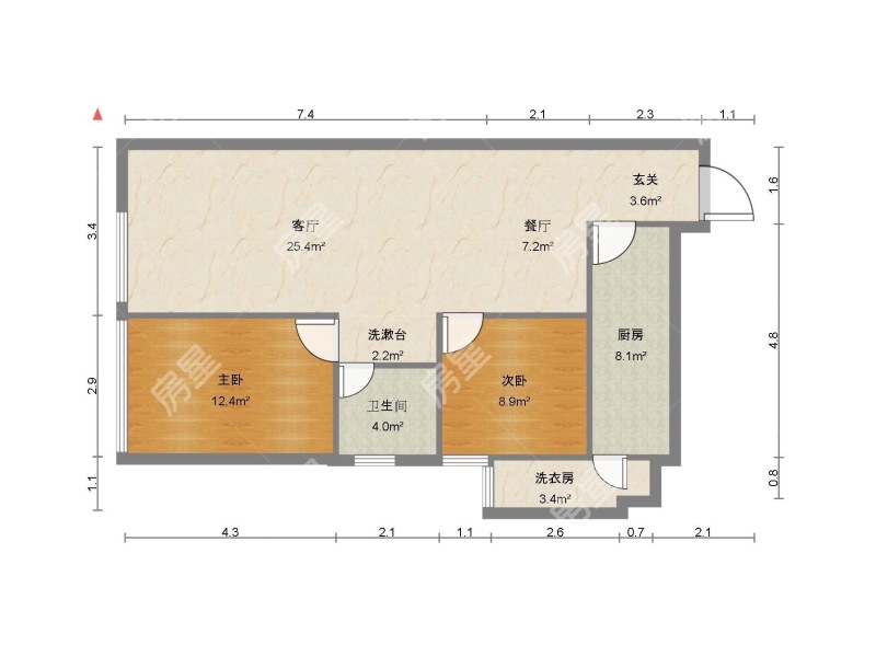 万彩城二期户型图
