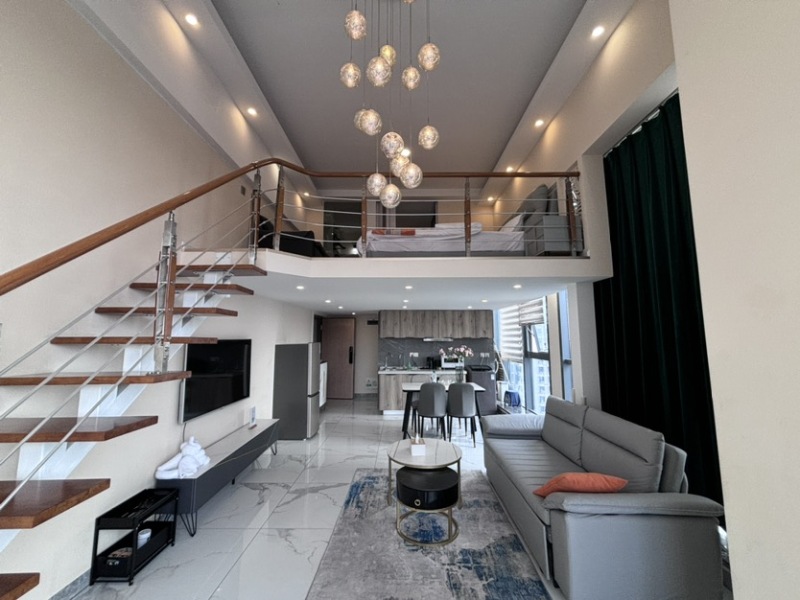 1室2廳 潤(rùn)城第二大道公寓客廳