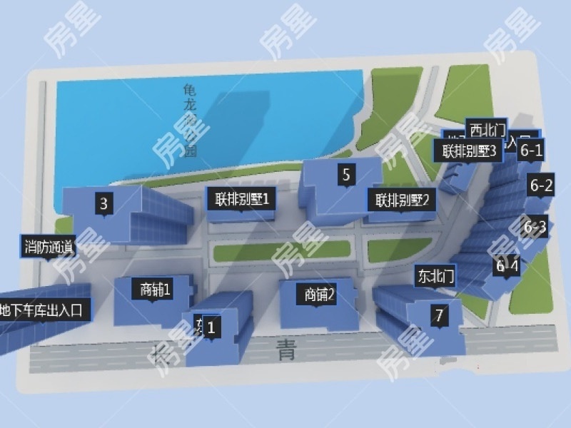 5室2廳2陽臺 翡翠灣小區(qū)平面圖