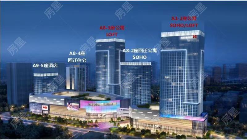 1室1廳1陽臺 海倫堡中央廣場公寓小區(qū)平面圖