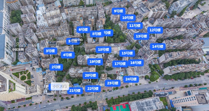 2室2廳1陽(yáng)臺(tái) 棕樹營(yíng)小區(qū)小區(qū)平面圖