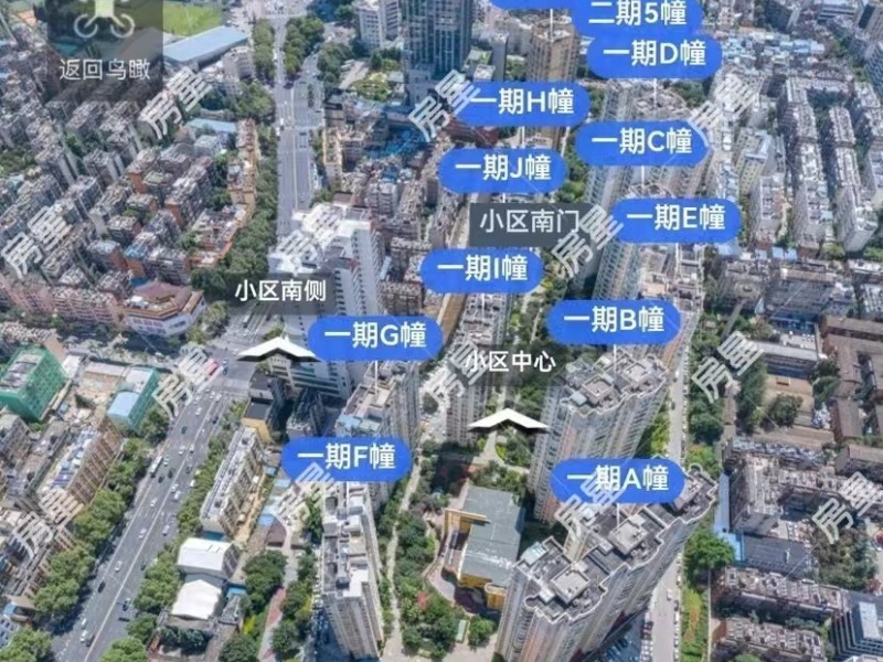 1室1廳1陽臺 中央麗城小區(qū)平面圖