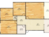 3室2廳1陽(yáng)臺(tái) 康宏小區(qū)戶型圖