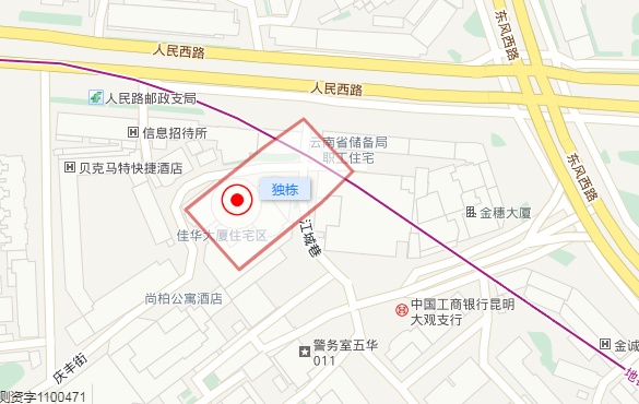 佳华大厦住宅楼小区平面图