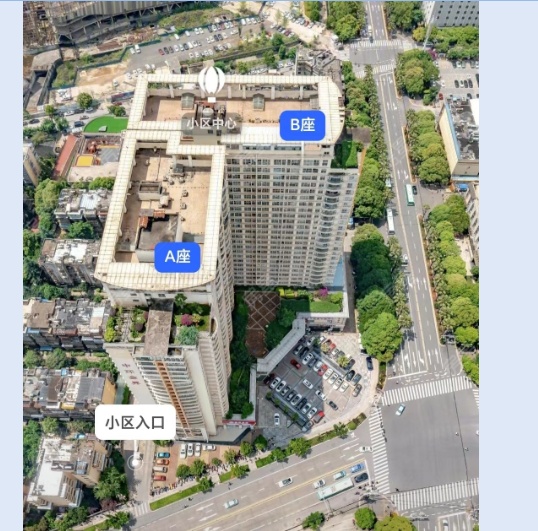 2室1廳1陽臺 中環(huán)金界小區(qū)平面圖