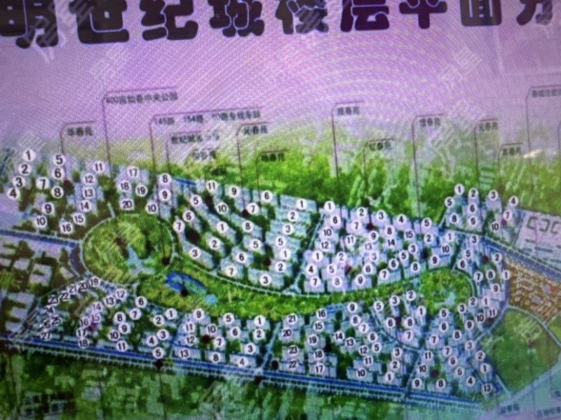 4室2廳2陽臺 世紀城玉春苑小區(qū)平面圖