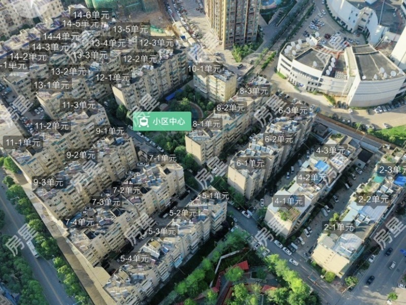 4室2廳1陽臺 白馬小區(qū)小區(qū)平面圖