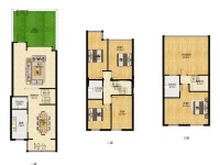 5室2廳2陽臺(tái) 林泉智苑別墅戶型圖