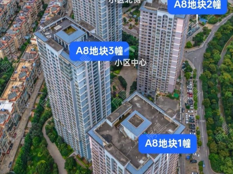 3室2廳2陽(yáng)臺(tái) 未名城A8小區(qū)平面圖