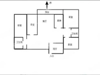4室2廳2陽臺 彩云間花園戶型圖