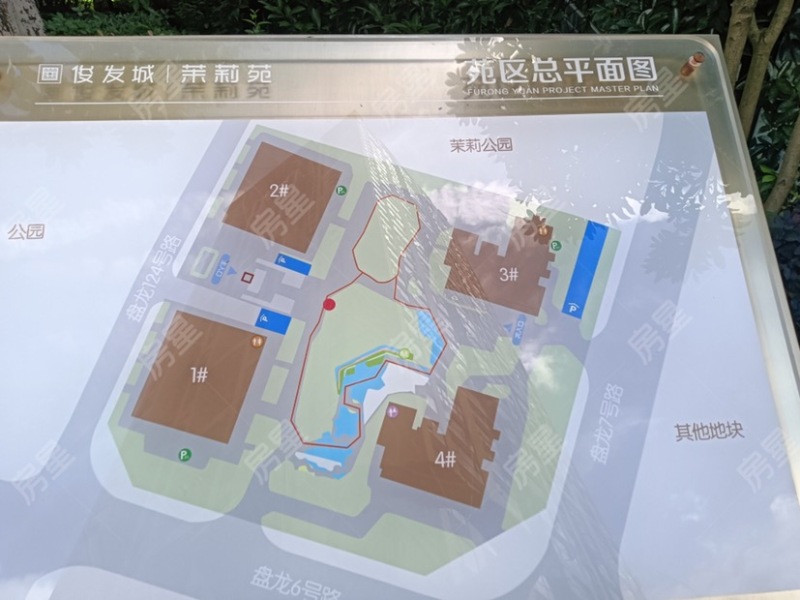 4室2廳1陽(yáng)臺(tái) 俊發(fā)城茉莉苑小區(qū)平面圖