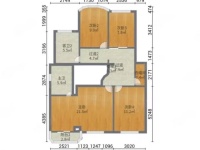 5室2廳3陽臺 金星小區(qū)戶型圖