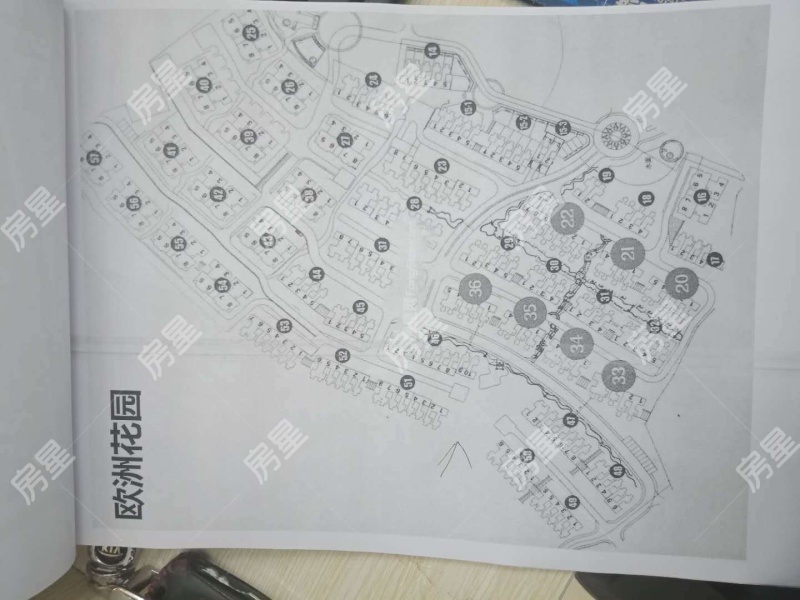 9室3廳4陽臺(tái) 云大知城一期別墅小區(qū)平面圖