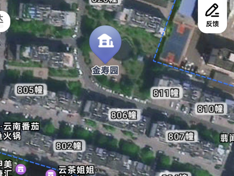 金寿园小区平面图