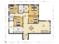 4室2廳2陽(yáng)臺(tái) 公園1903圣維望戶型圖