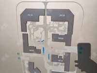 3室2廳 新希望白麓城四期公寓小區(qū)平面圖