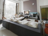 5室2廳2陽臺(tái) 林泉智苑別墅客廳