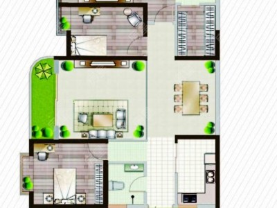 3室2廳2陽臺 和諧世紀(jì)